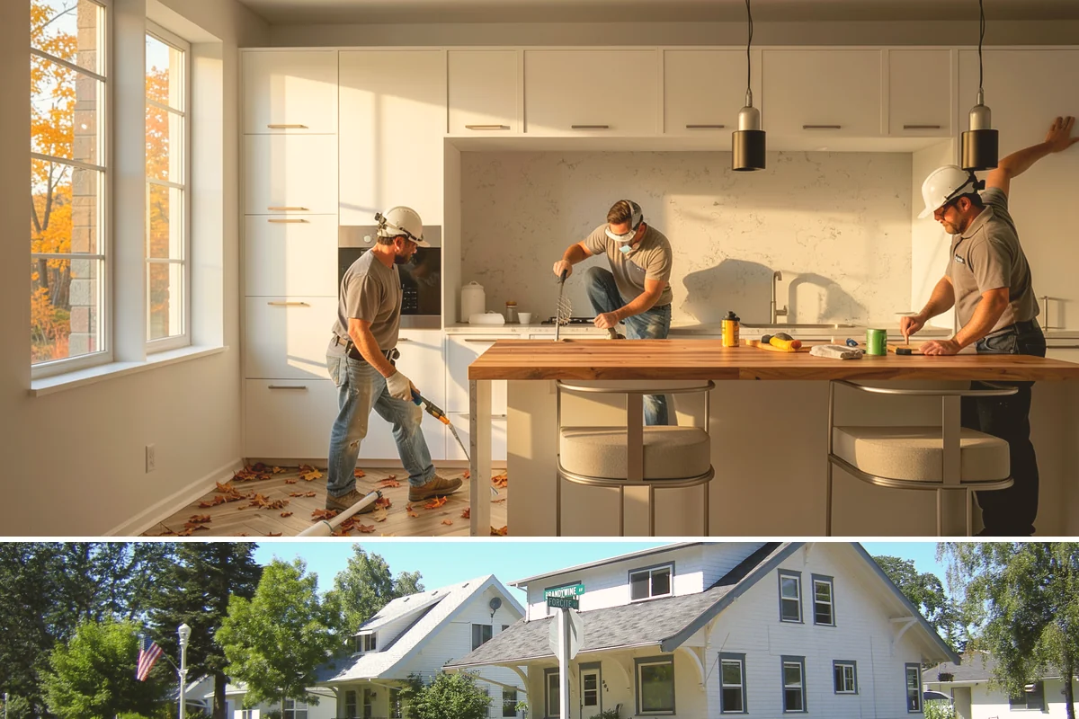Picture Window Installation in DuPont, Pierce County, WA - Large fixed units are easiest to set and seal during calm, dry weather, though we protect the opening in any conditions.