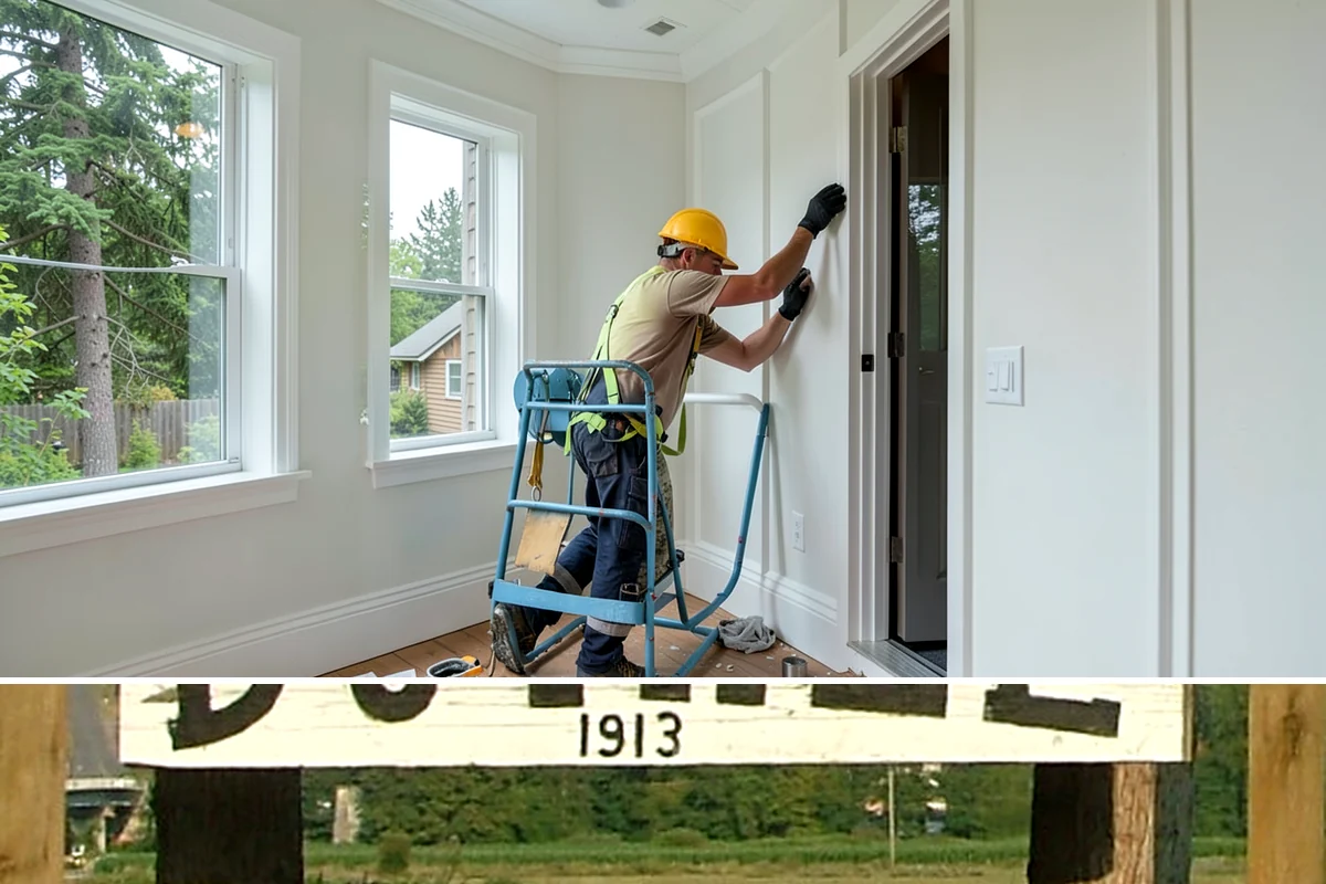 Picture Window Installation in Duvall, King County, WA - Large fixed units are easiest to set and seal during calm, dry weather, though we protect the opening in any conditions.