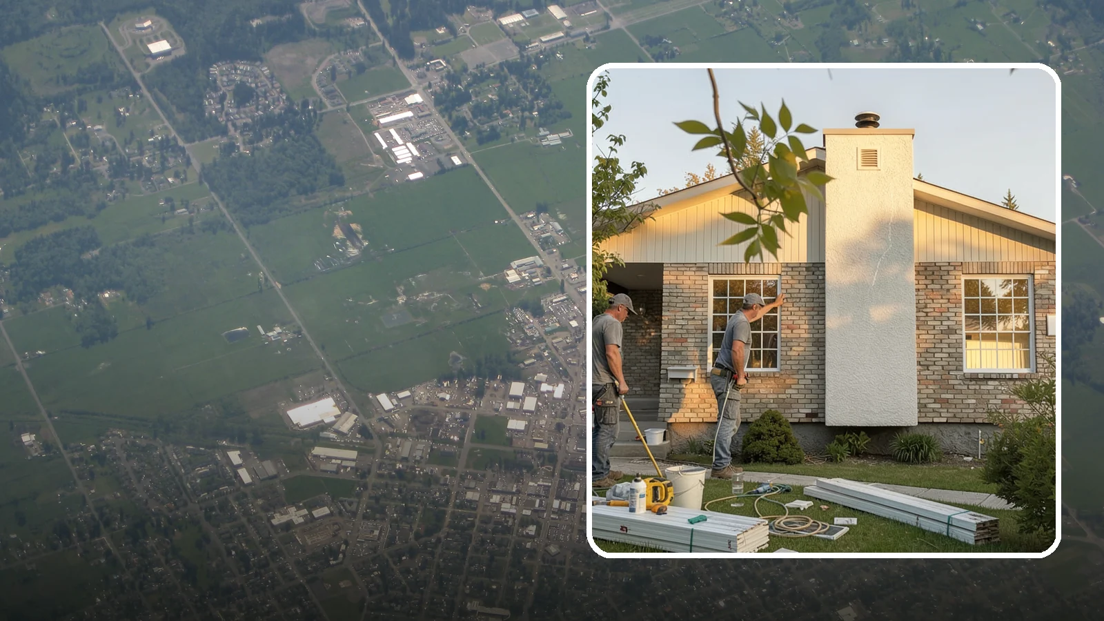 Picture Window Installation in Enumclaw, King County, WA - Installing large fixed picture windows that frame the view and flood your rooms with Pacific Northwest light.