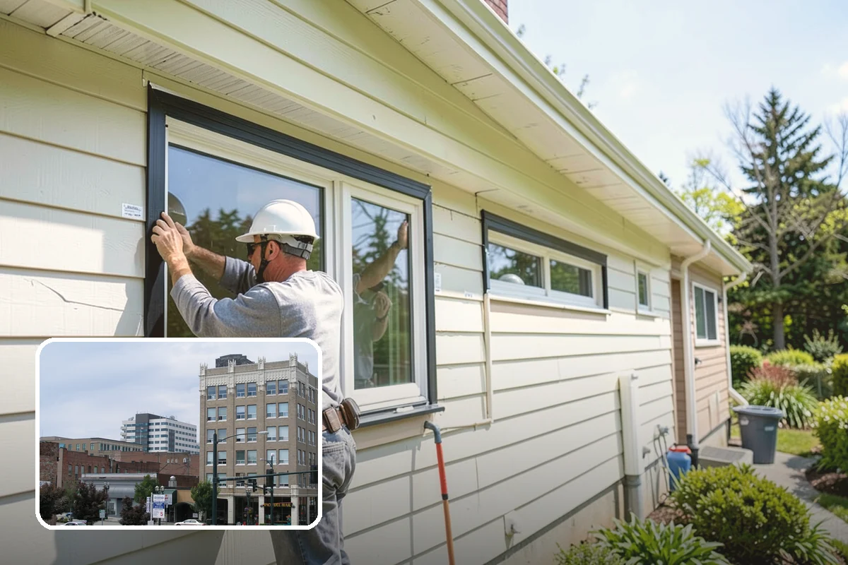 Picture Window Installation in Everett, Snohomish County, WA - Maximum unobstructed glass and daylight