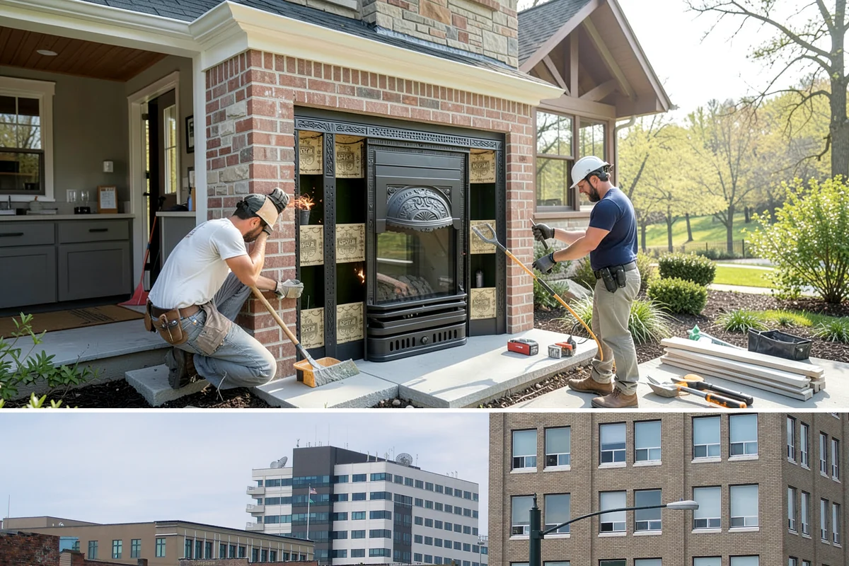 Picture Window Installation in Everett, Snohomish County, WA - Large fixed units are easiest to set and seal during calm, dry weather, though we protect the opening in any conditions.