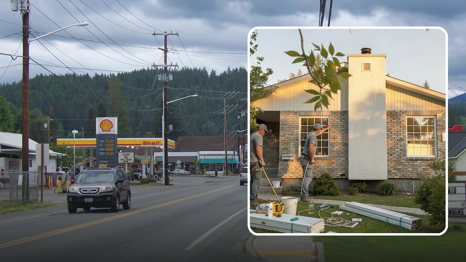Picture Window Installation in Granite Falls, Snohomish County, WA - Installing large fixed picture windows that frame the view and flood your rooms with Pacific Northwest light.