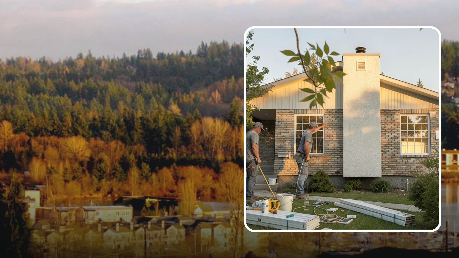 Picture Window Installation in Kenmore, King County, WA - Installing large fixed picture windows that frame the view and flood your rooms with Pacific Northwest light.