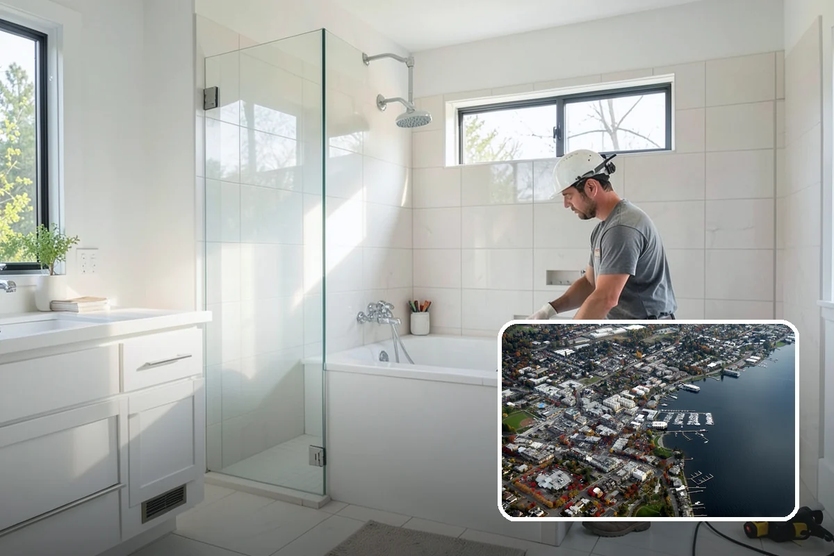 Picture Window Installation in Kirkland, King County, WA - Maximum unobstructed glass and daylight