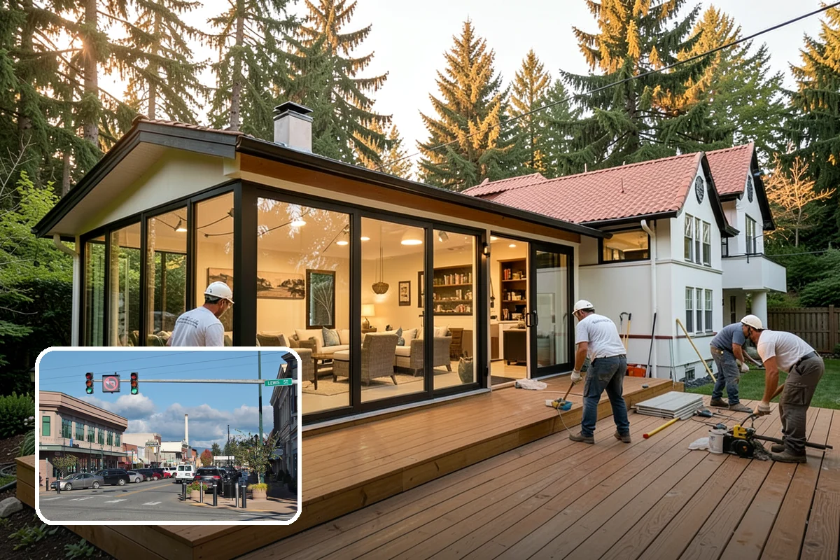Picture Window Installation in Monroe, Snohomish County, WA - Maximum unobstructed glass and daylight