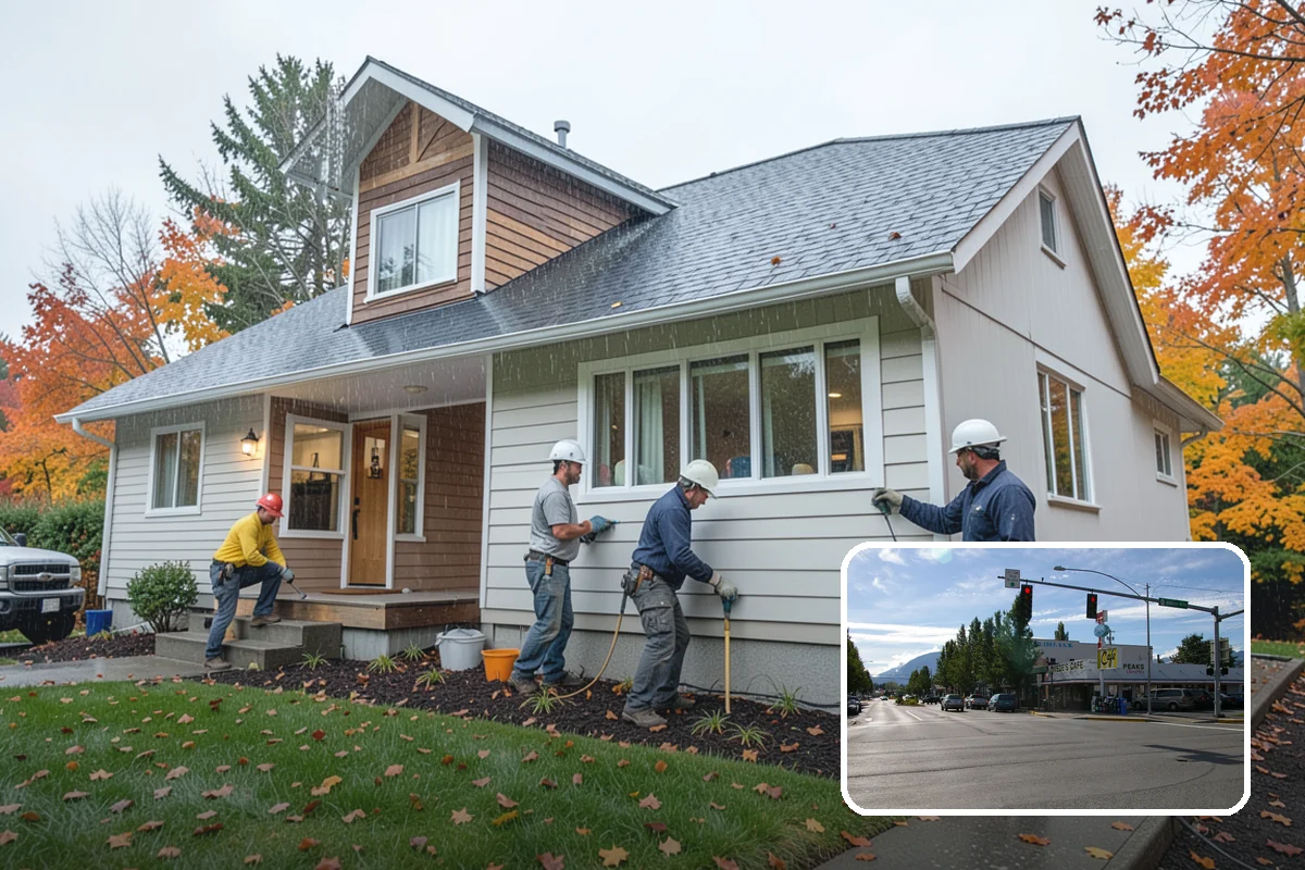 Picture Window Installation in North Bend, King County, WA - Maximum unobstructed glass and daylight