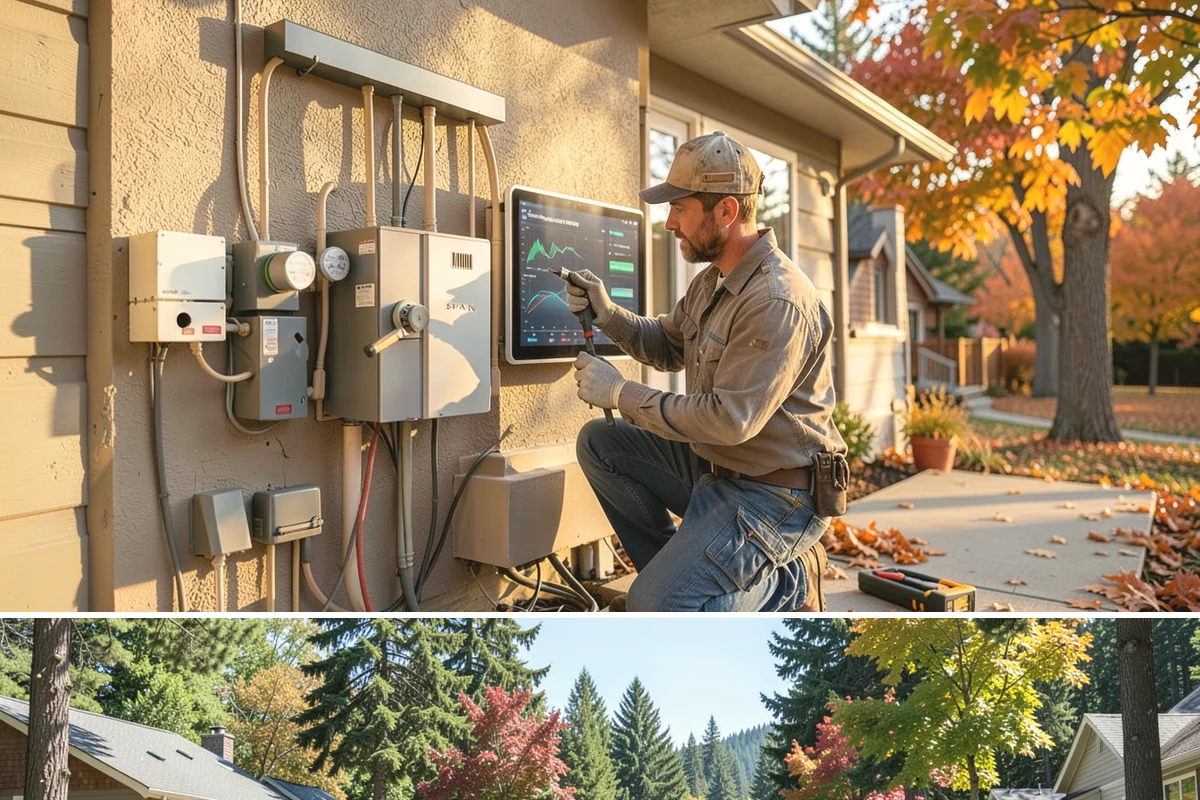 Picture Window Installation in Orting, Pierce County, WA - Large fixed units are easiest to set and seal during calm, dry weather, though we protect the opening in any conditions.