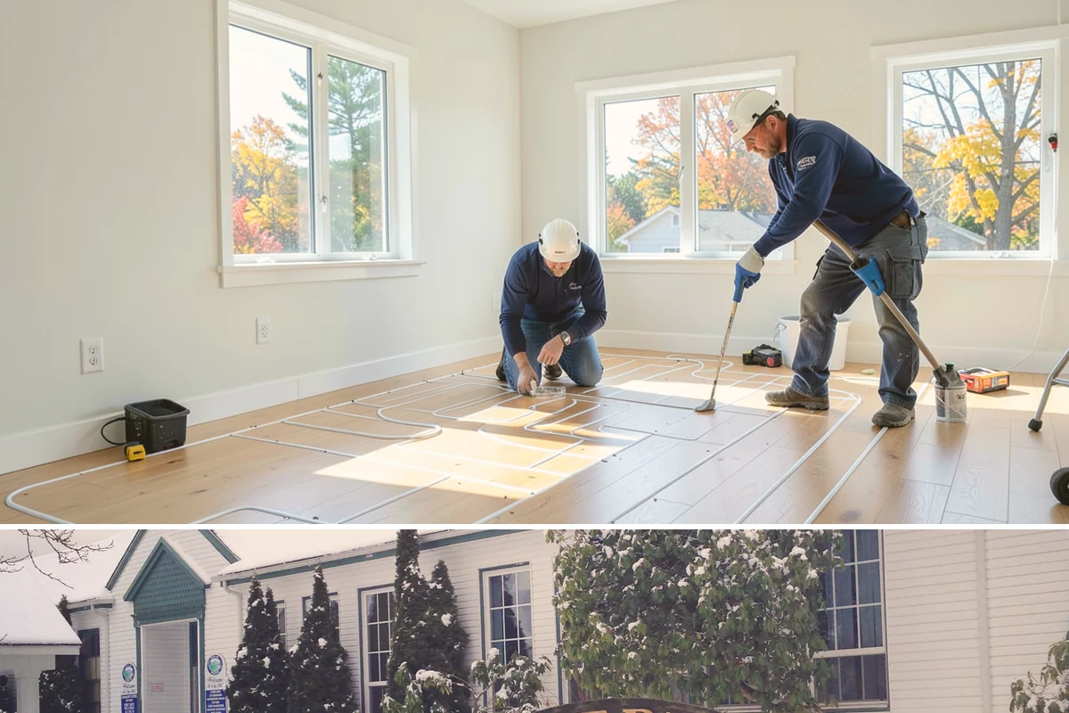 Picture Window Installation in Pacific, King County, WA - Large fixed units are easiest to set and seal during calm, dry weather, though we protect the opening in any conditions.