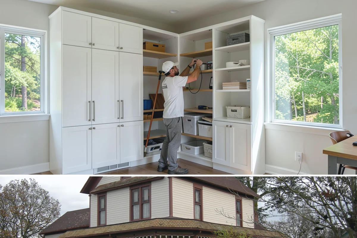 Picture Window Installation in Sumner, Pierce County, WA - Large fixed units are easiest to set and seal during calm, dry weather, though we protect the opening in any conditions.