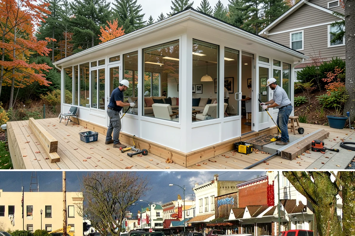 Pier and Beam Foundation in Arlington, Snohomish County, WA - Pier and footing pours are timed around drier conditions, while the elevated design itself helps the home shed the region's wet...