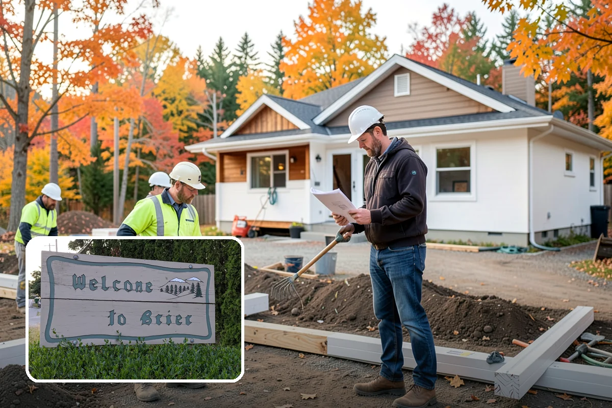 Pier and Beam Foundation in Brier, Snohomish County, WA - Home supported on an engineered grid of piers and beams