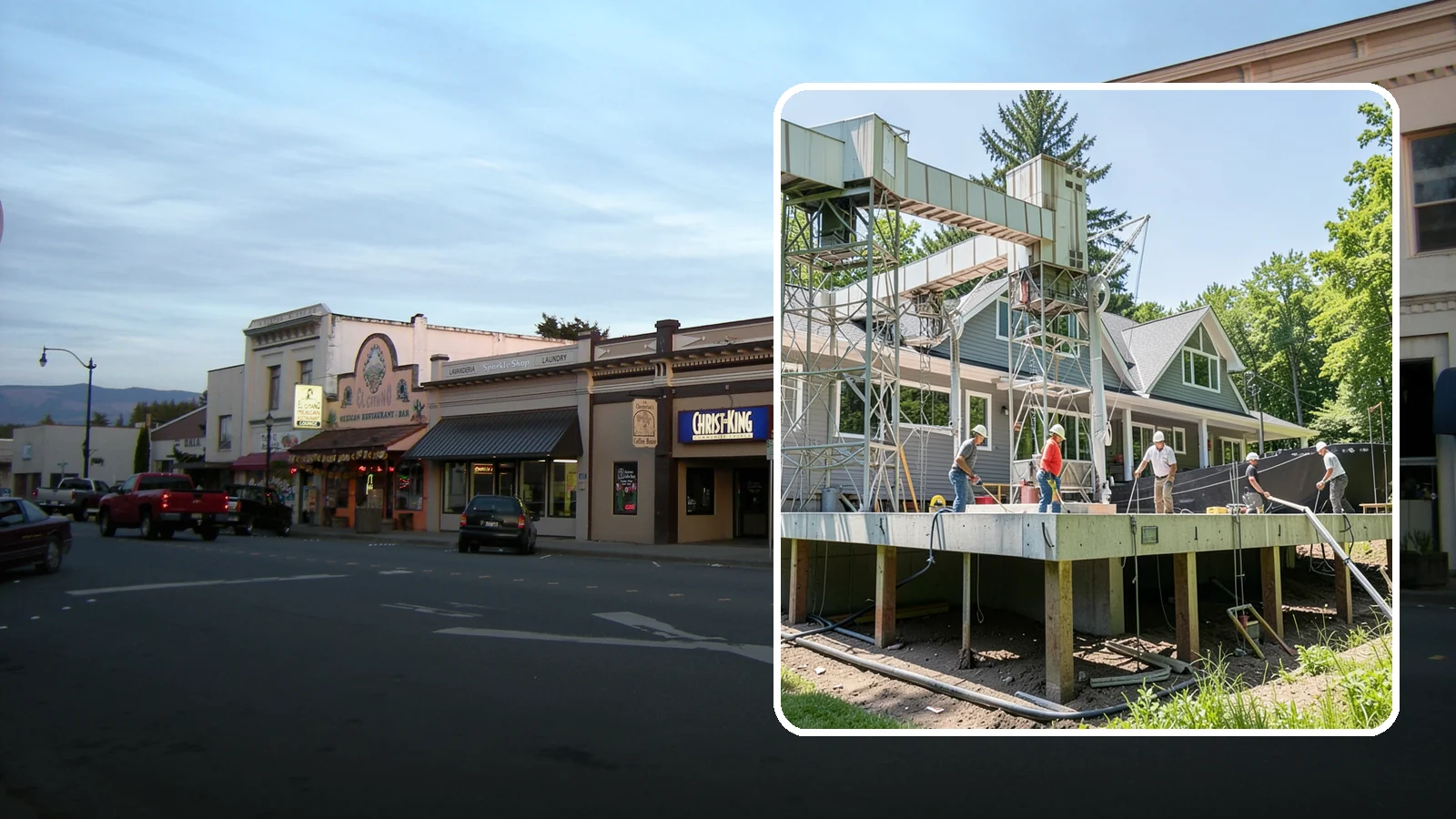 Pier and Beam Foundation in Burlington, Skagit County, WA - We build pier-and-beam foundations that support the home on posts and beams over an accessible, ventilated crawlspace.