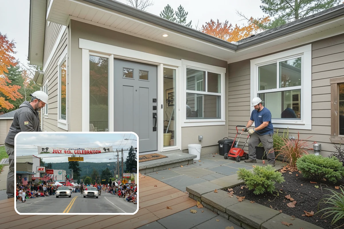 Pier and Beam Foundation in Carnation, King County, WA - Home supported on an engineered grid of piers and beams