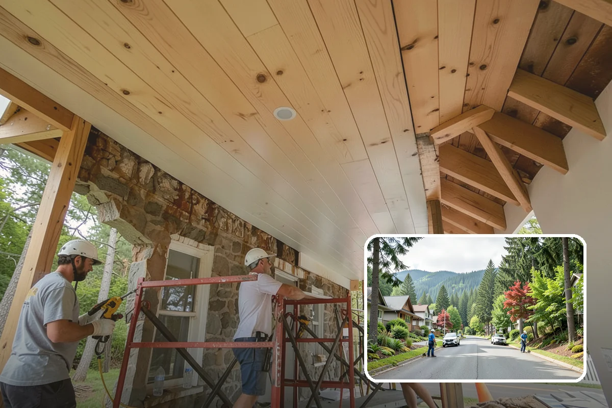 Pier and Beam Foundation in Darrington, Snohomish County, WA - Home supported on an engineered grid of piers and beams