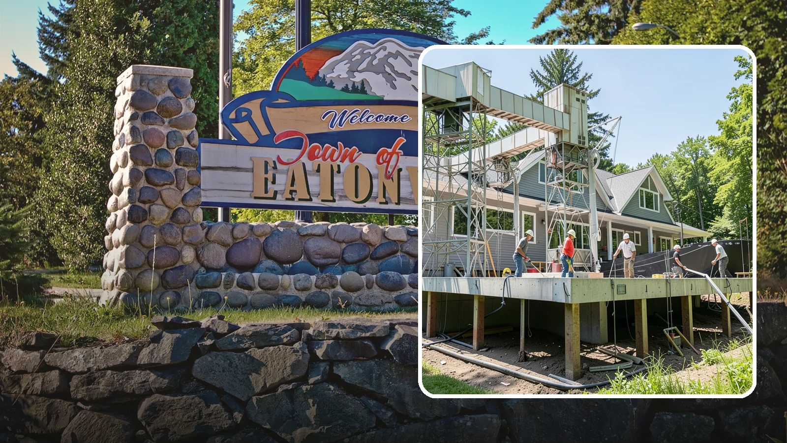Pier and Beam Foundation in Eatonville, Pierce County, WA - We build pier-and-beam foundations that support the home on posts and beams over an accessible, ventilated crawlspace.