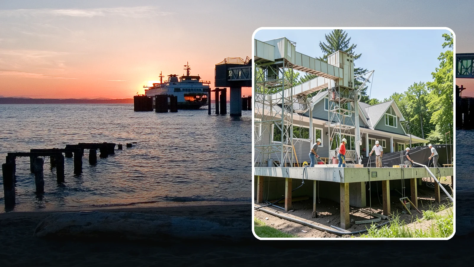 Pier and Beam Foundation in Edmonds, Snohomish County, WA - We build pier-and-beam foundations that support the home on posts and beams over an accessible, ventilated crawlspace.