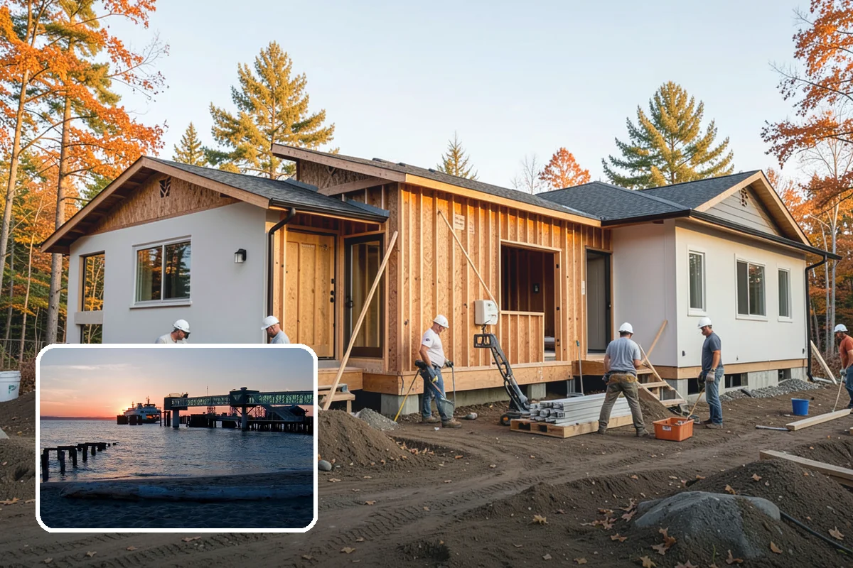Pier and Beam Foundation in Edmonds, Snohomish County, WA - Home supported on an engineered grid of piers and beams