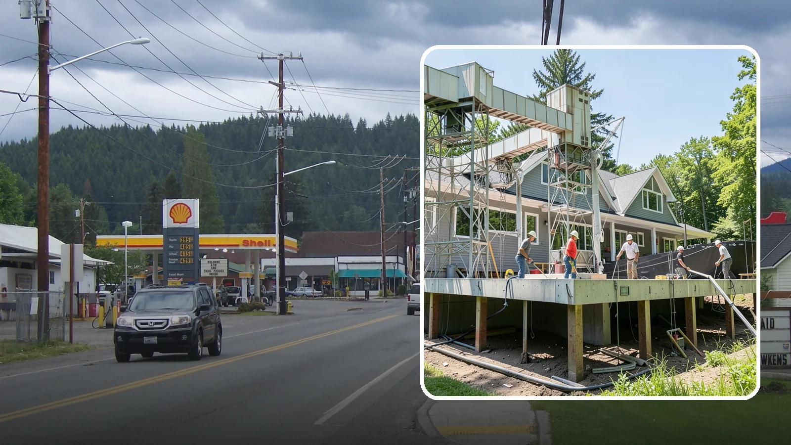 Pier and Beam Foundation in Granite Falls, Snohomish County, WA - We build pier-and-beam foundations that support the home on posts and beams over an accessible, ventilated crawlspace.