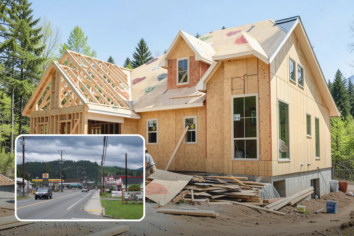 Pier and Beam Foundation in Granite Falls, Snohomish County, WA - Home supported on an engineered grid of piers and beams