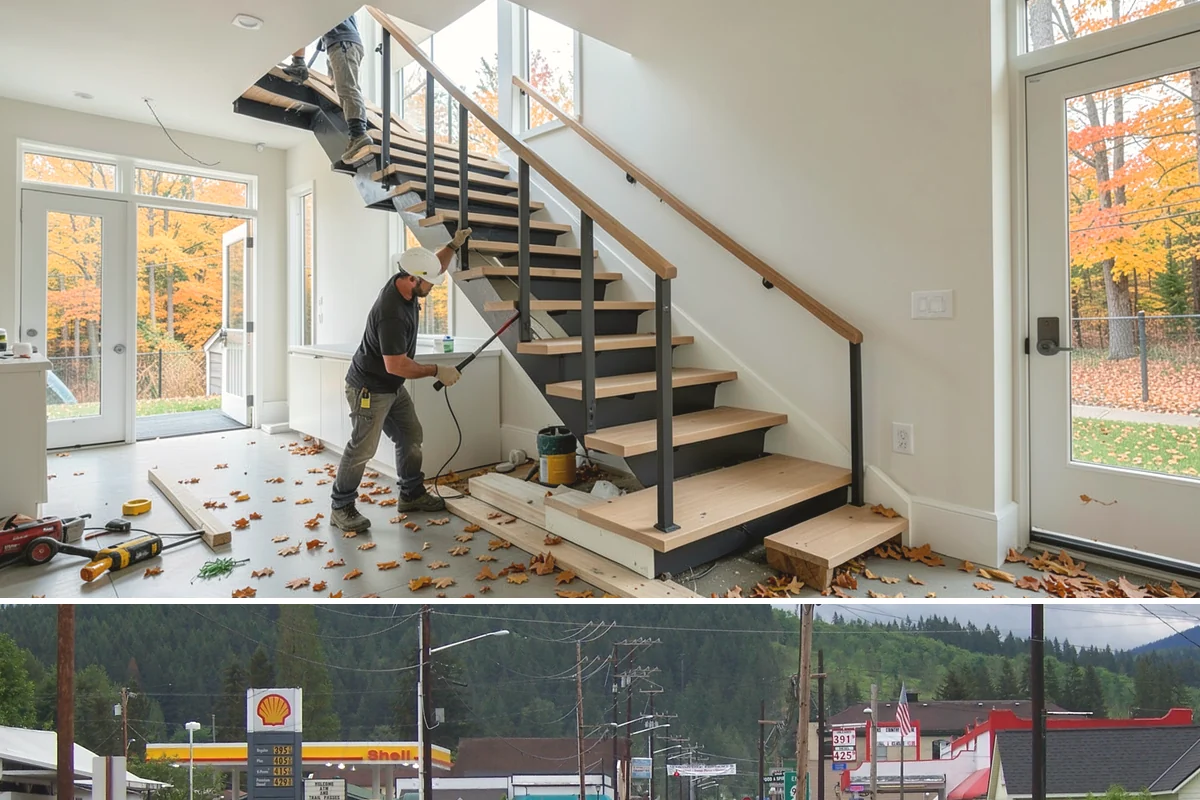 Pier and Beam Foundation in Granite Falls, Snohomish County, WA - Pier and footing pours are timed around drier conditions, while the elevated design itself helps the home shed the region's wet...