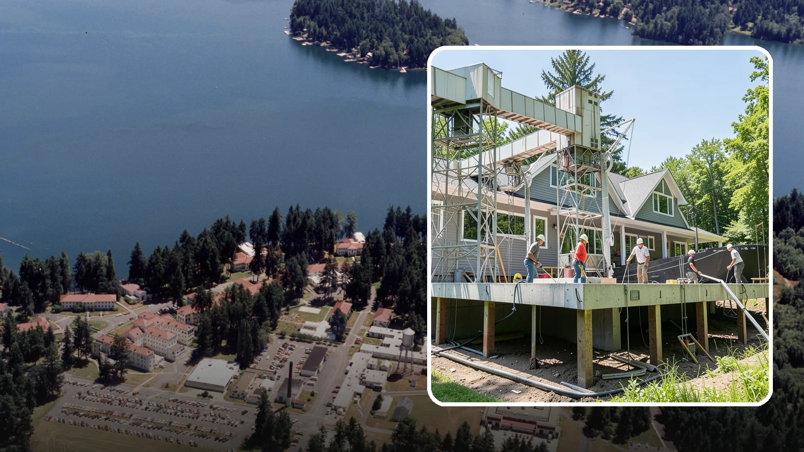 Pier and Beam Foundation in Lakewood, Pierce County, WA - We build pier-and-beam foundations that support the home on posts and beams over an accessible, ventilated crawlspace.