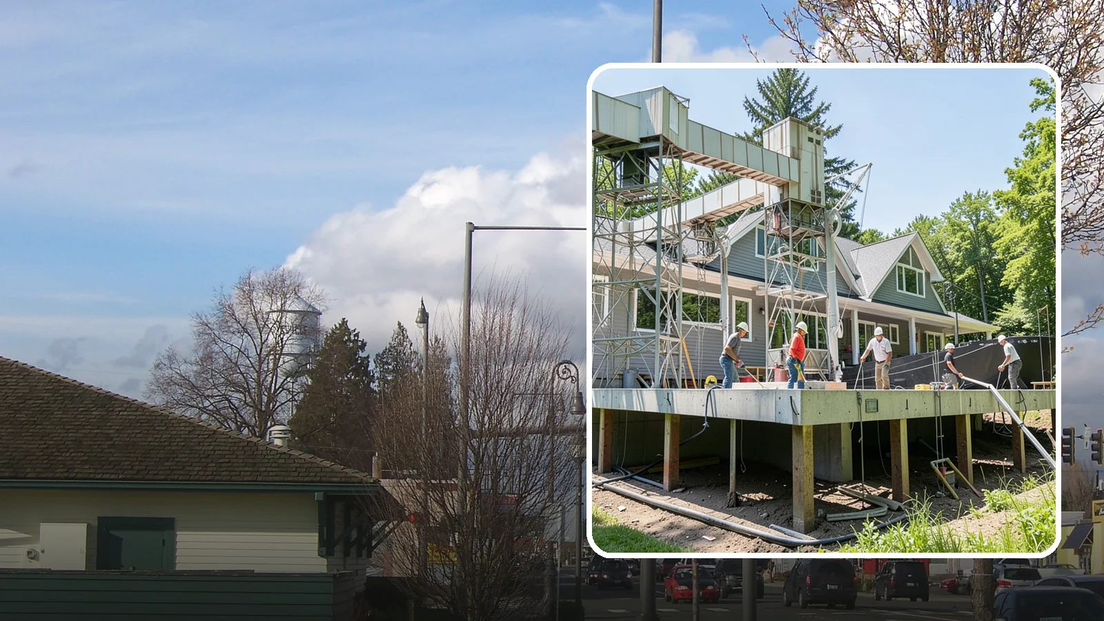 Pier and Beam Foundation in Marysville, Snohomish County, WA - We build pier-and-beam foundations that support the home on posts and beams over an accessible, ventilated crawlspace.