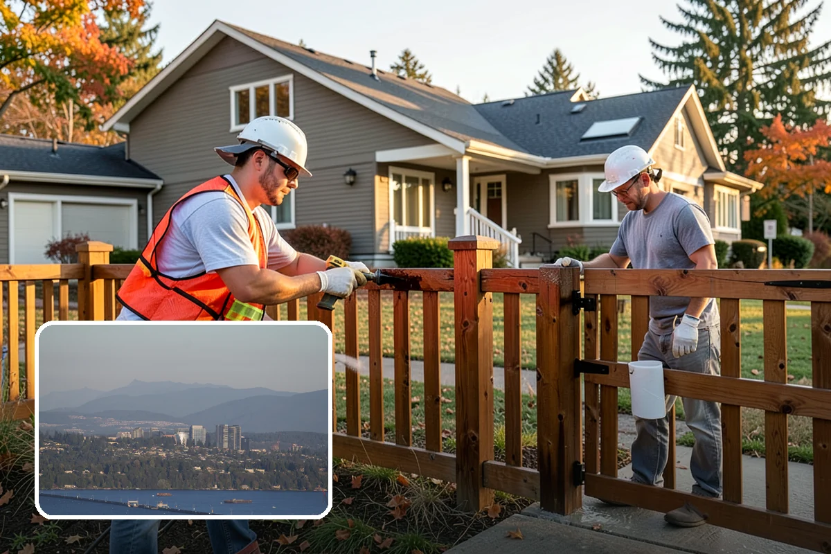 Pier and Beam Foundation in Medina, King County, WA - Home supported on an engineered grid of piers and beams