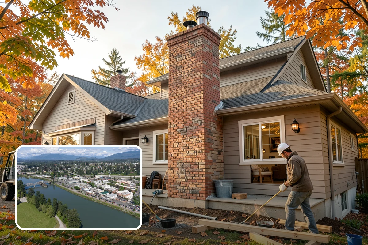 Pier and Beam Foundation in Mount Vernon, Skagit County, WA - Home supported on an engineered grid of piers and beams