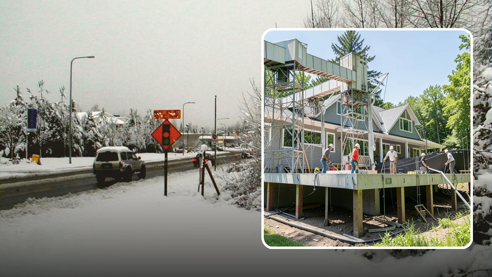 Pier and Beam Foundation in Newcastle, King County, WA - We build pier-and-beam foundations that support the home on posts and beams over an accessible, ventilated crawlspace.