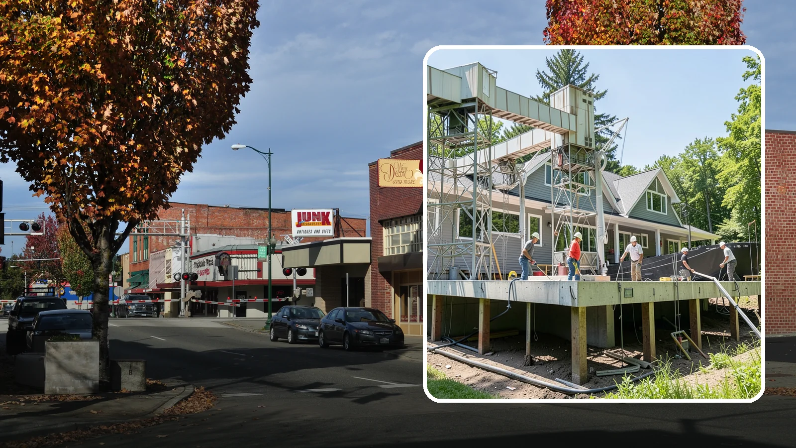 Pier and Beam Foundation in Puyallup, Pierce County, WA - We build pier-and-beam foundations that support the home on posts and beams over an accessible, ventilated crawlspace.