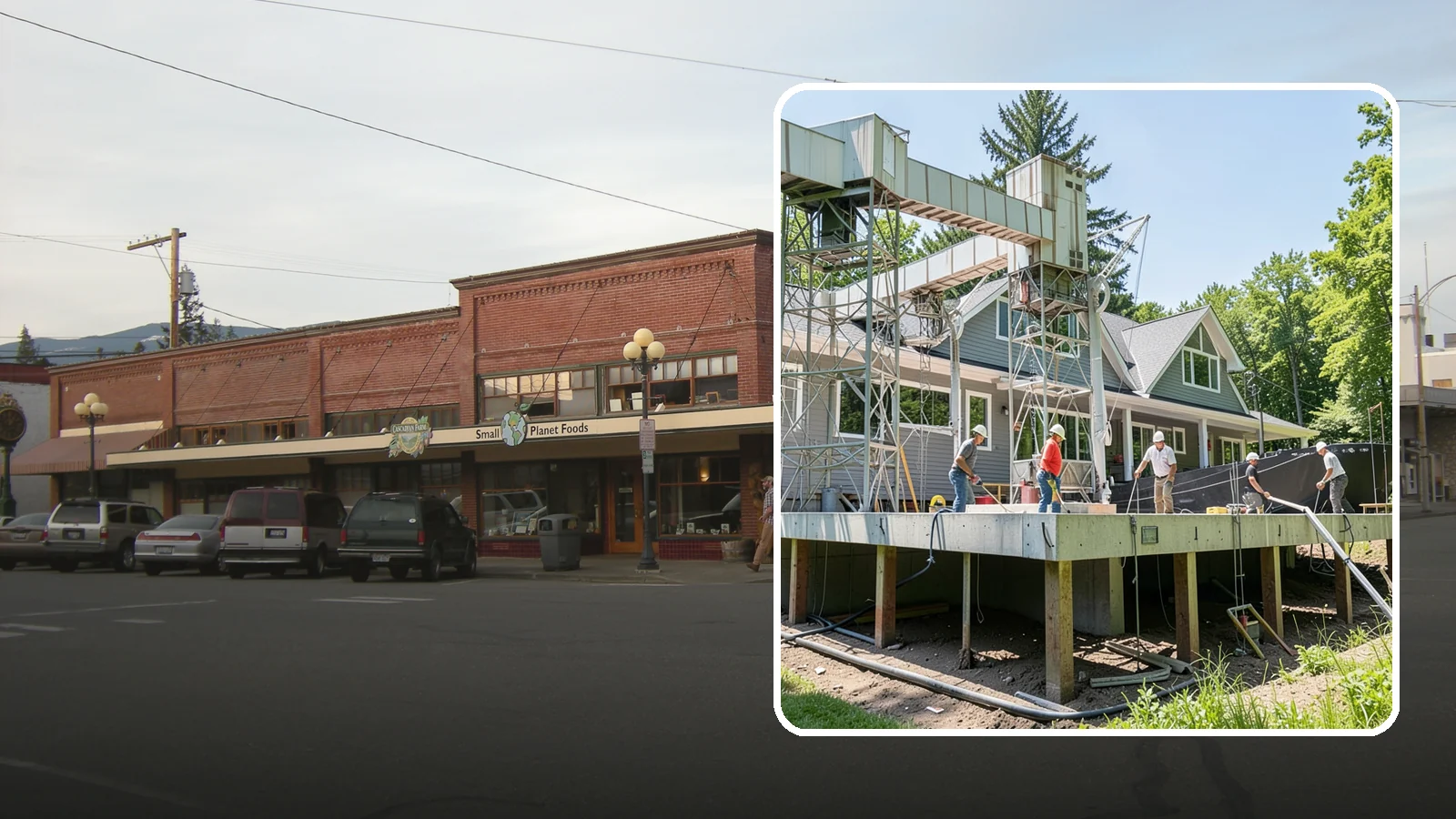 Pier and Beam Foundation in Sedro-Woolley, Skagit County, WA - We build pier-and-beam foundations that support the home on posts and beams over an accessible, ventilated crawlspace.
