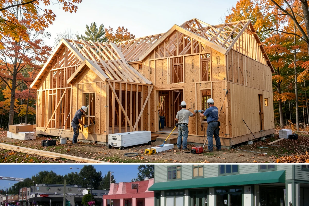 Pier and Beam Foundation in Snoqualmie, King County, WA - Pier and footing pours are timed around drier conditions, while the elevated design itself helps the home shed the region's wet...