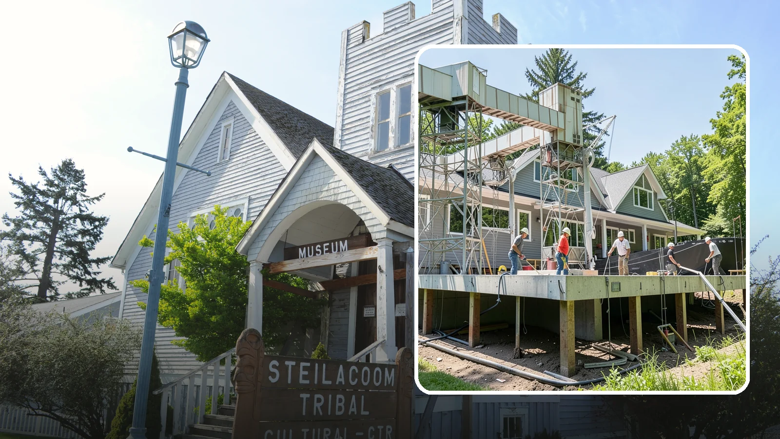 Pier and Beam Foundation in Steilacoom, Pierce County, WA - We build pier-and-beam foundations that support the home on posts and beams over an accessible, ventilated crawlspace.