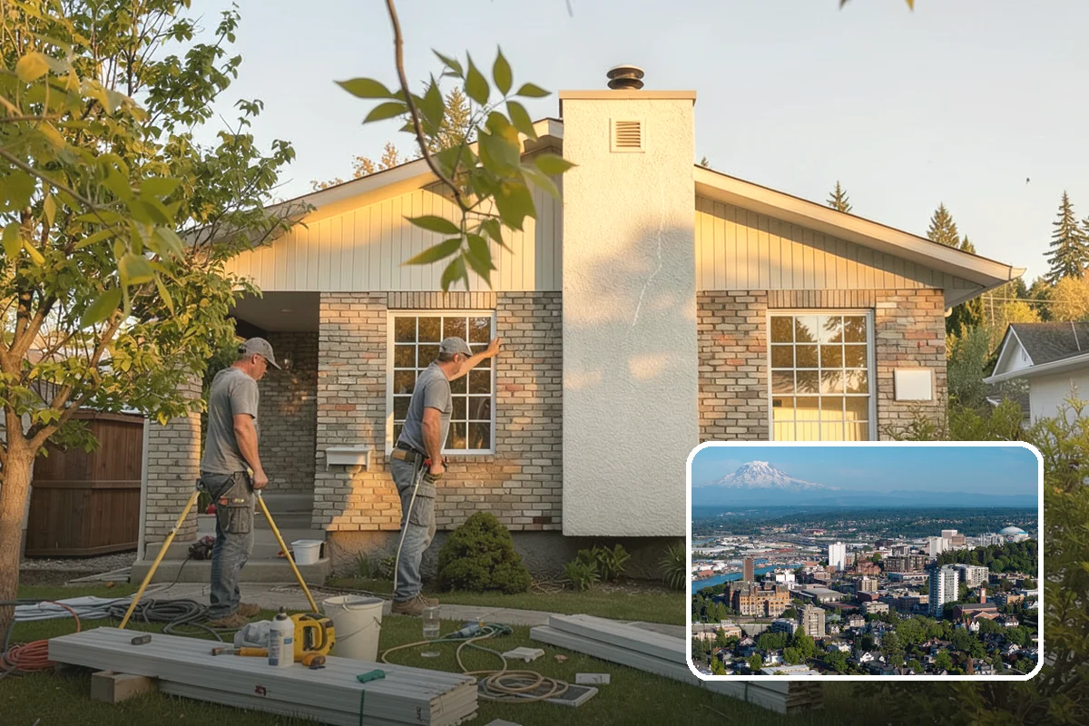 Pier and Beam Foundation in Tacoma, Pierce County, WA - Home supported on an engineered grid of piers and beams
