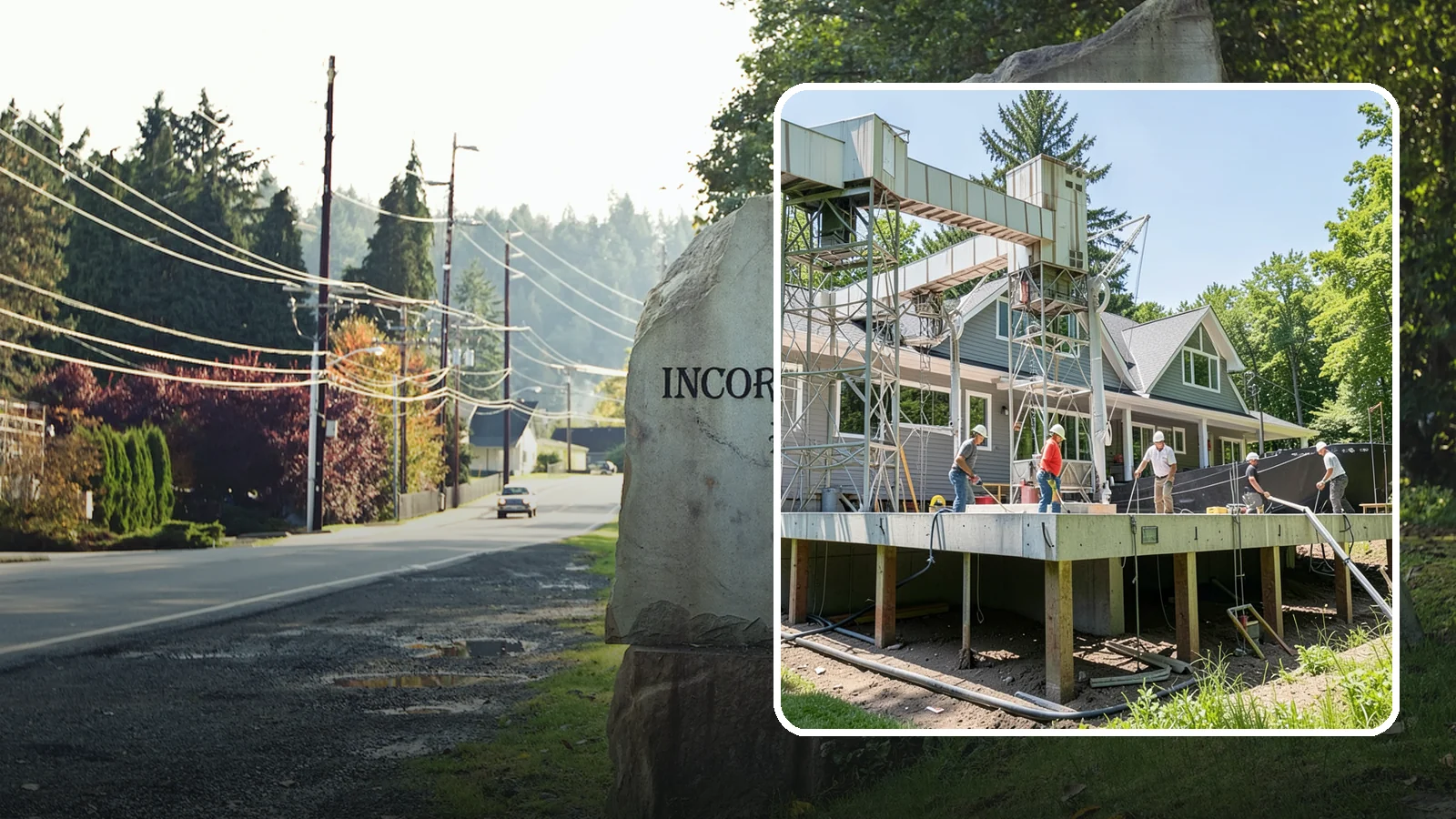 Pier and Beam Foundation in Wilkeson, Pierce County, WA - We build pier-and-beam foundations that support the home on posts and beams over an accessible, ventilated crawlspace.