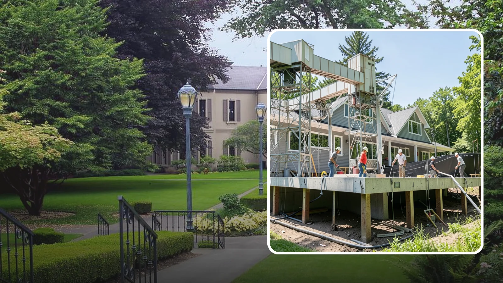 Pier and Beam Foundation in Woodinville, King County, WA - We build pier-and-beam foundations that support the home on posts and beams over an accessible, ventilated crawlspace.