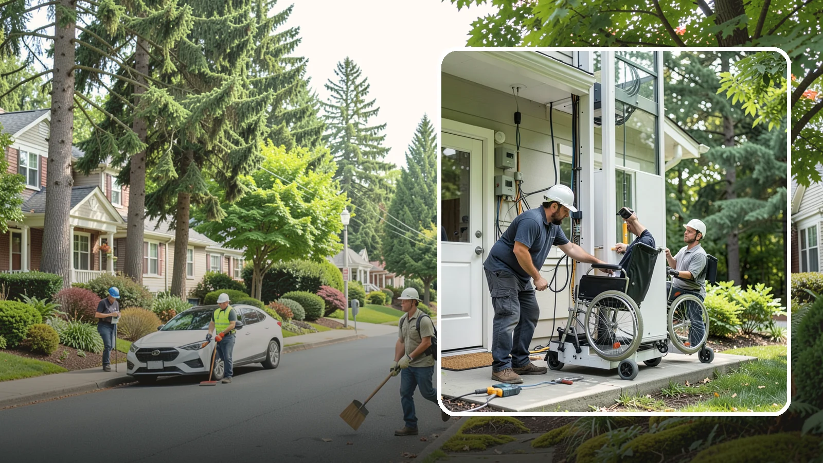 Platform Lift Installation in Beaux Arts Village, King County, WA - We install vertical platform lifts that raise wheelchairs and walkers between levels with ease.