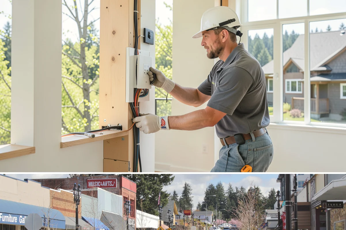 Platform Lift Installation in Bothell, King County, WA - Outdoor platform lifts install best in drier months when concrete pads cure reliably, while indoor units fit any season.