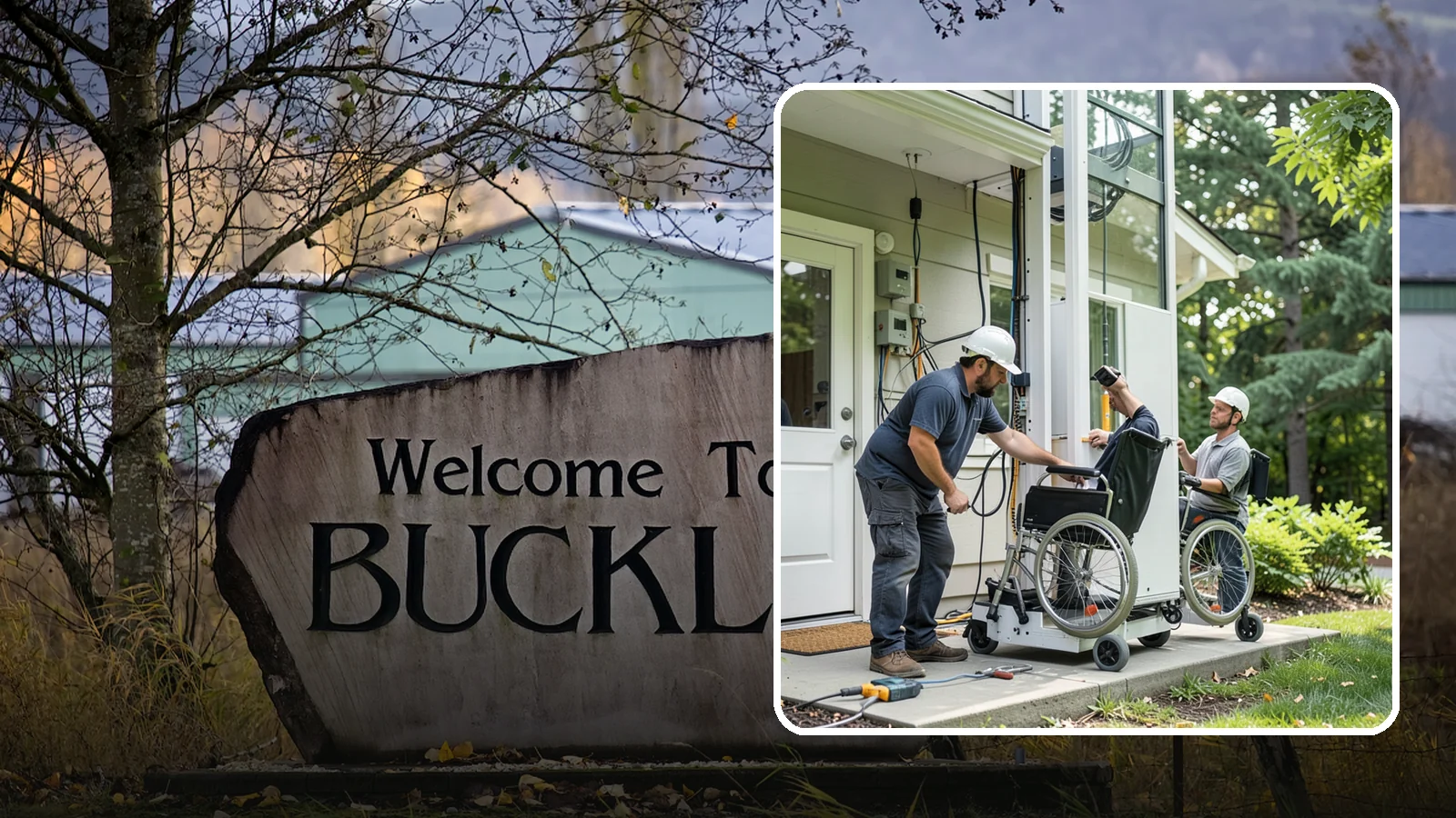 Platform Lift Installation in Buckley, Pierce County, WA - We install vertical platform lifts that raise wheelchairs and walkers between levels with ease.
