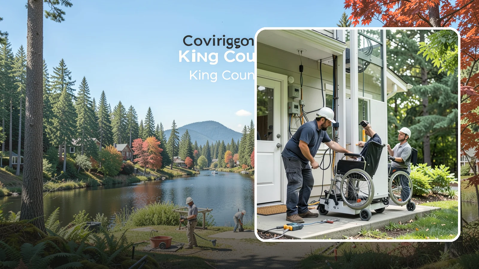 Platform Lift Installation in Covington, King County, WA - We install vertical platform lifts that raise wheelchairs and walkers between levels with ease.