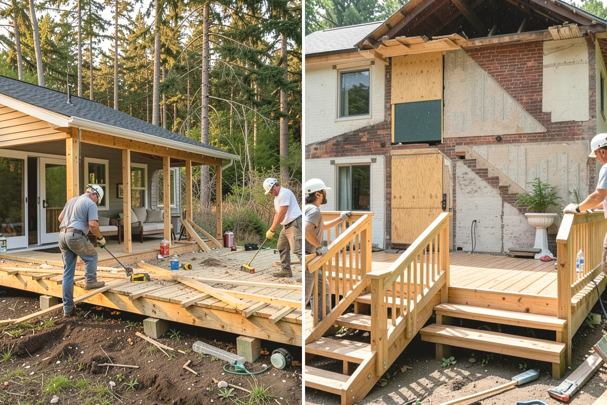 Platform Lift Installation in Covington, King County, WA - We assess the elevation change and landing conditions