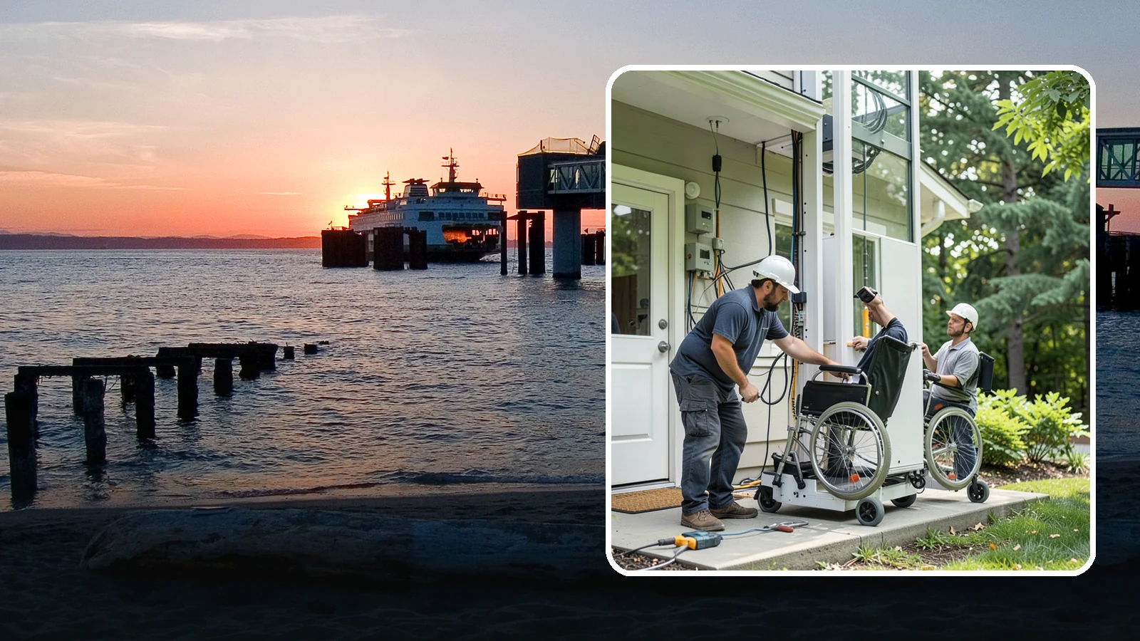 Platform Lift Installation in Edmonds, Snohomish County, WA - We install vertical platform lifts that raise wheelchairs and walkers between levels with ease.