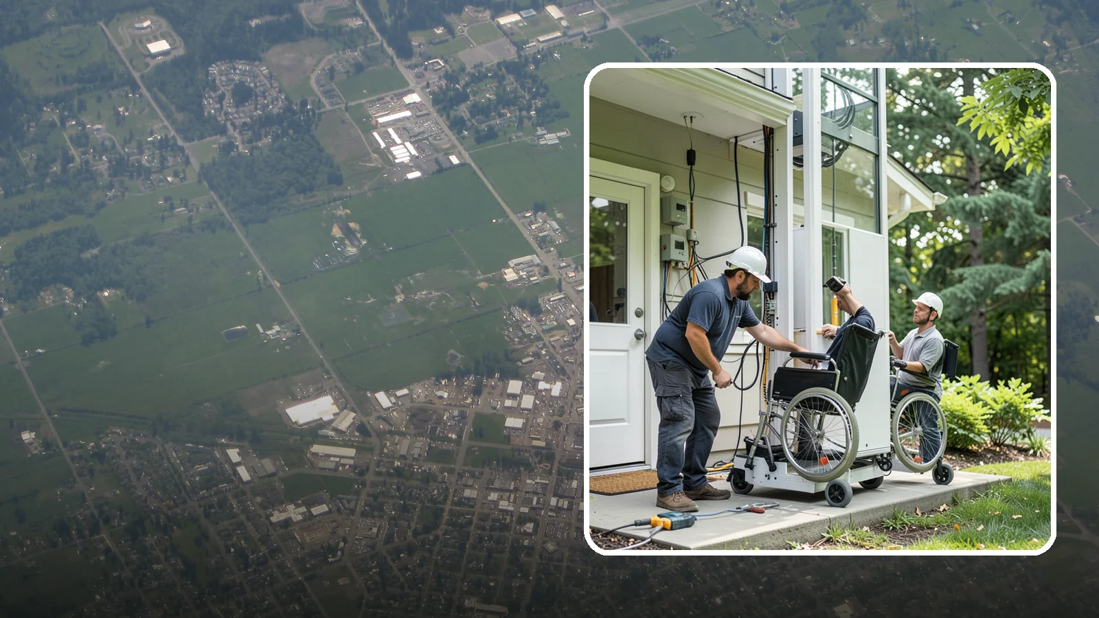 Platform Lift Installation in Enumclaw, King County, WA - We install vertical platform lifts that raise wheelchairs and walkers between levels with ease.