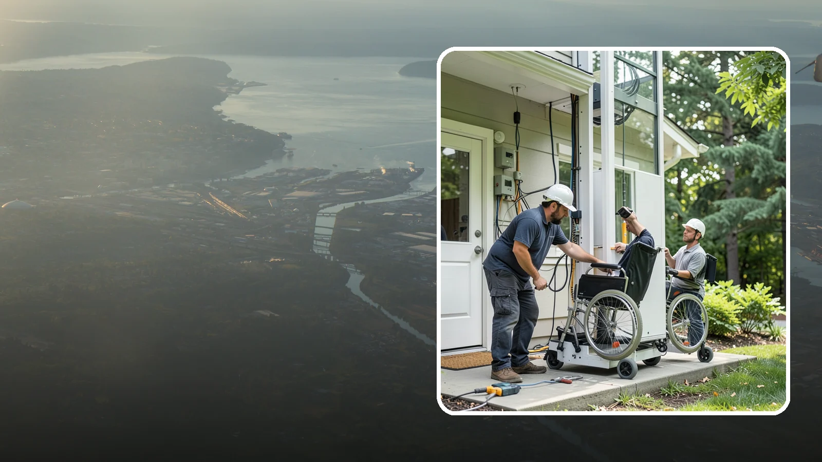 Platform Lift Installation in Fife, Pierce County, WA - We install vertical platform lifts that raise wheelchairs and walkers between levels with ease.