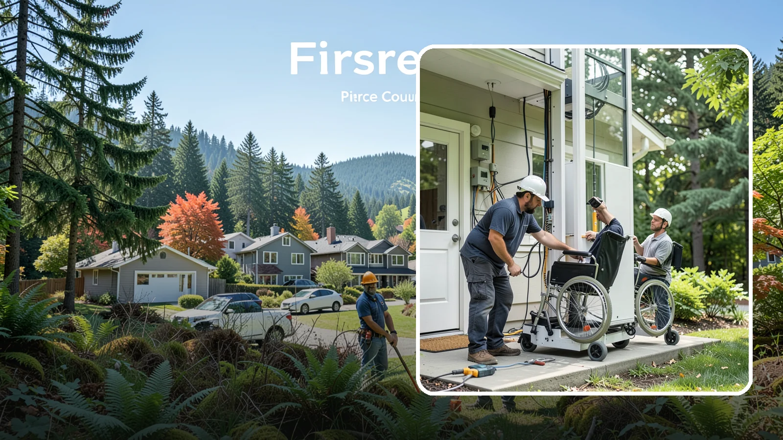 Platform Lift Installation in Fircrest, Pierce County, WA - We install vertical platform lifts that raise wheelchairs and walkers between levels with ease.