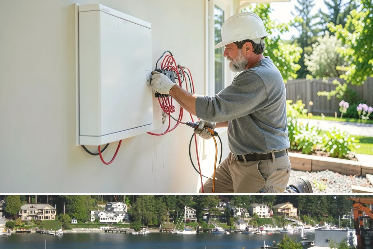 Platform Lift Installation in Gig Harbor, Pierce County, WA - Outdoor platform lifts install best in drier months when concrete pads cure reliably, while indoor units fit any season.
