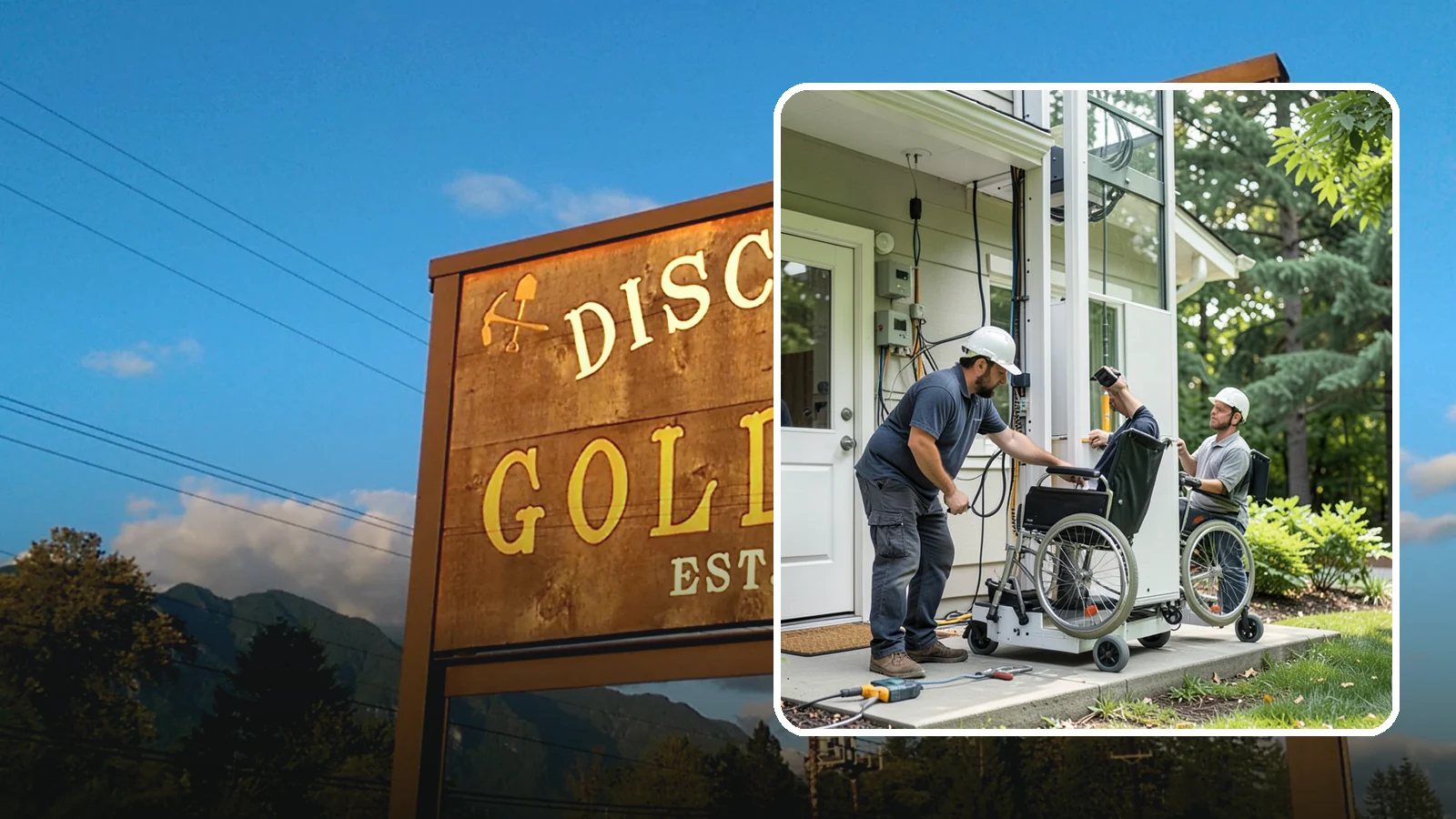 Platform Lift Installation in Gold Bar, Snohomish County, WA - We install vertical platform lifts that raise wheelchairs and walkers between levels with ease.