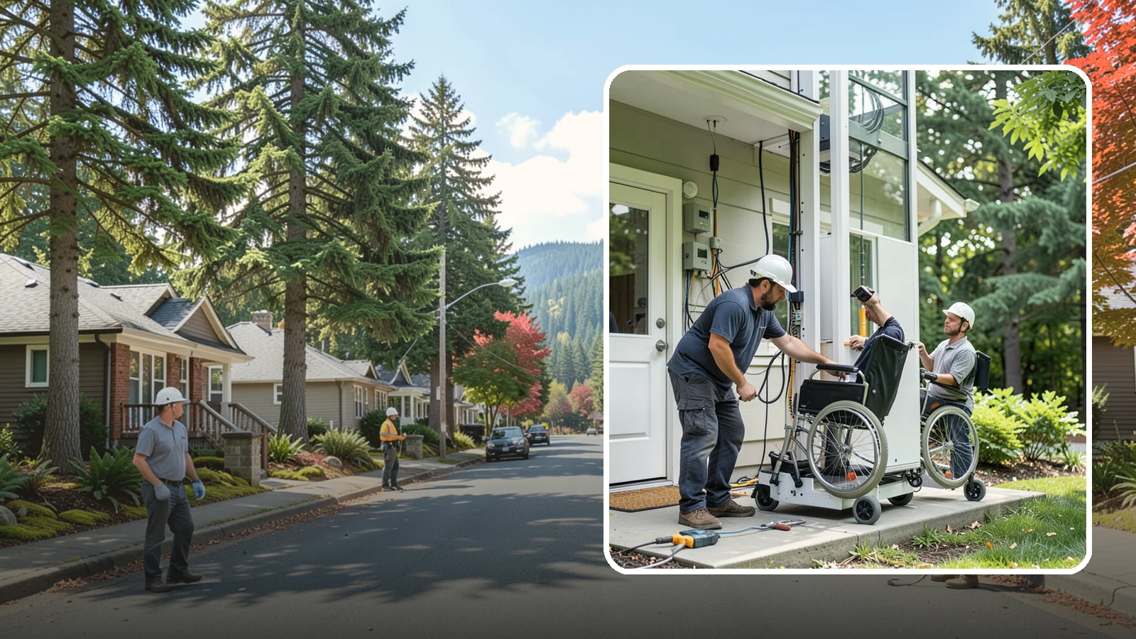 Platform Lift Installation in Hunts Point, King County, WA - We install vertical platform lifts that raise wheelchairs and walkers between levels with ease.