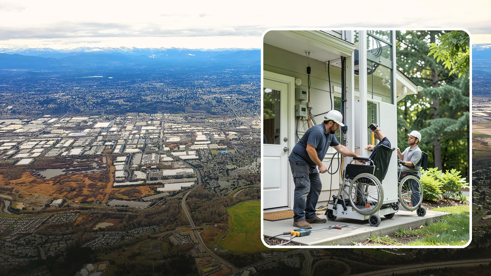Platform Lift Installation in Kent, King County, WA - We install vertical platform lifts that raise wheelchairs and walkers between levels with ease.