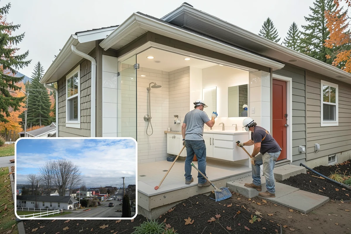 Platform Lift Installation in Langley, Island County, WA - Bridges elevation changes where ramps are impractical